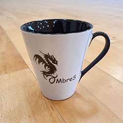 Mug céramique 300ml imprimé logo école OMbreS